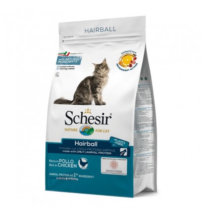 Schesir Hairball Gatos 1,5Kg Dry Line (Linha Seca)