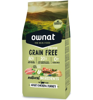 Ownat Gato Grain Free PRIME Adult Chicken & Turkey