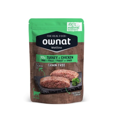 Ownat Gato Wetline Grain Free Perú com Frango