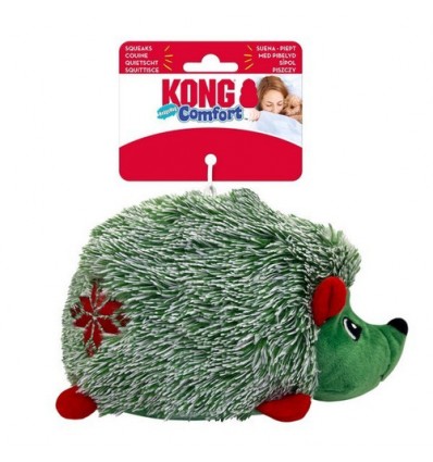 Brinquedo Kong Natal Peluche Comfort Hedgehug - Medium (H24D129)