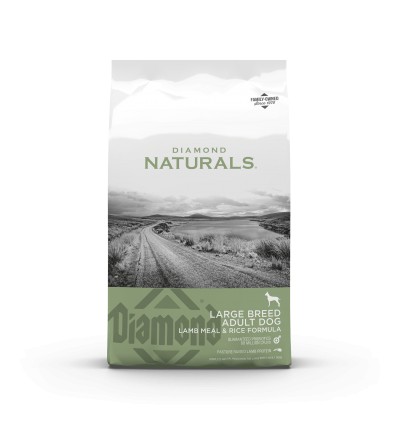 Diamond Naturals Cão Adulto Raças Grandes Cordeiro e arroz