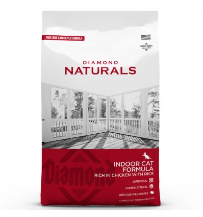 Diamond Naturals Gato Indoor Frango e arroz