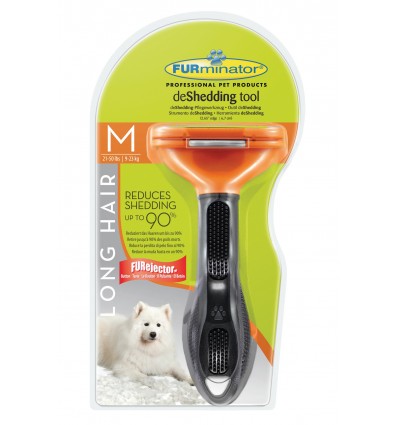 Furminator Escova Cães Raça Média Pêlo Curto ( - 5cm) - M