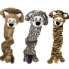 Brinquedo Kong Peluche Elástico Jumbo Stretchezz c/ som Leopardo - XL (75 cm)