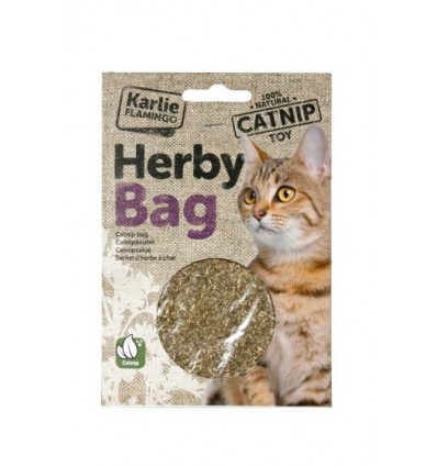 Catnip Karlie erva aromática p/ Gatos 15gr